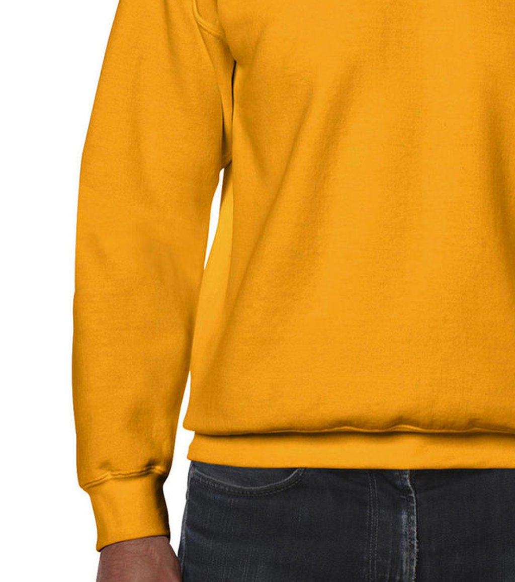 Φούτερ Crewneck 18000 Gildan Heavy Blend Gold ανδρικά Simple Wear