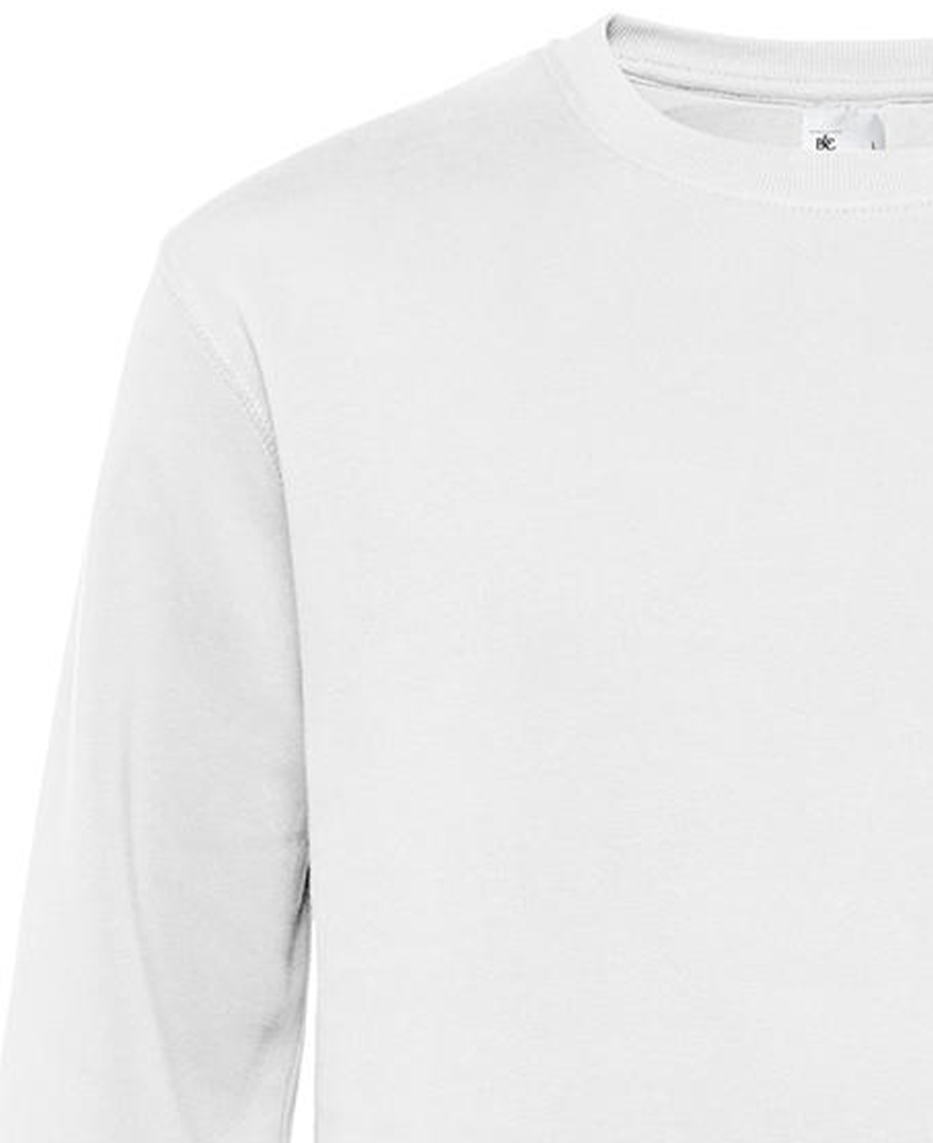 Φούτερ Crewneck Wu01K B C White ανδρικά Simple Wear