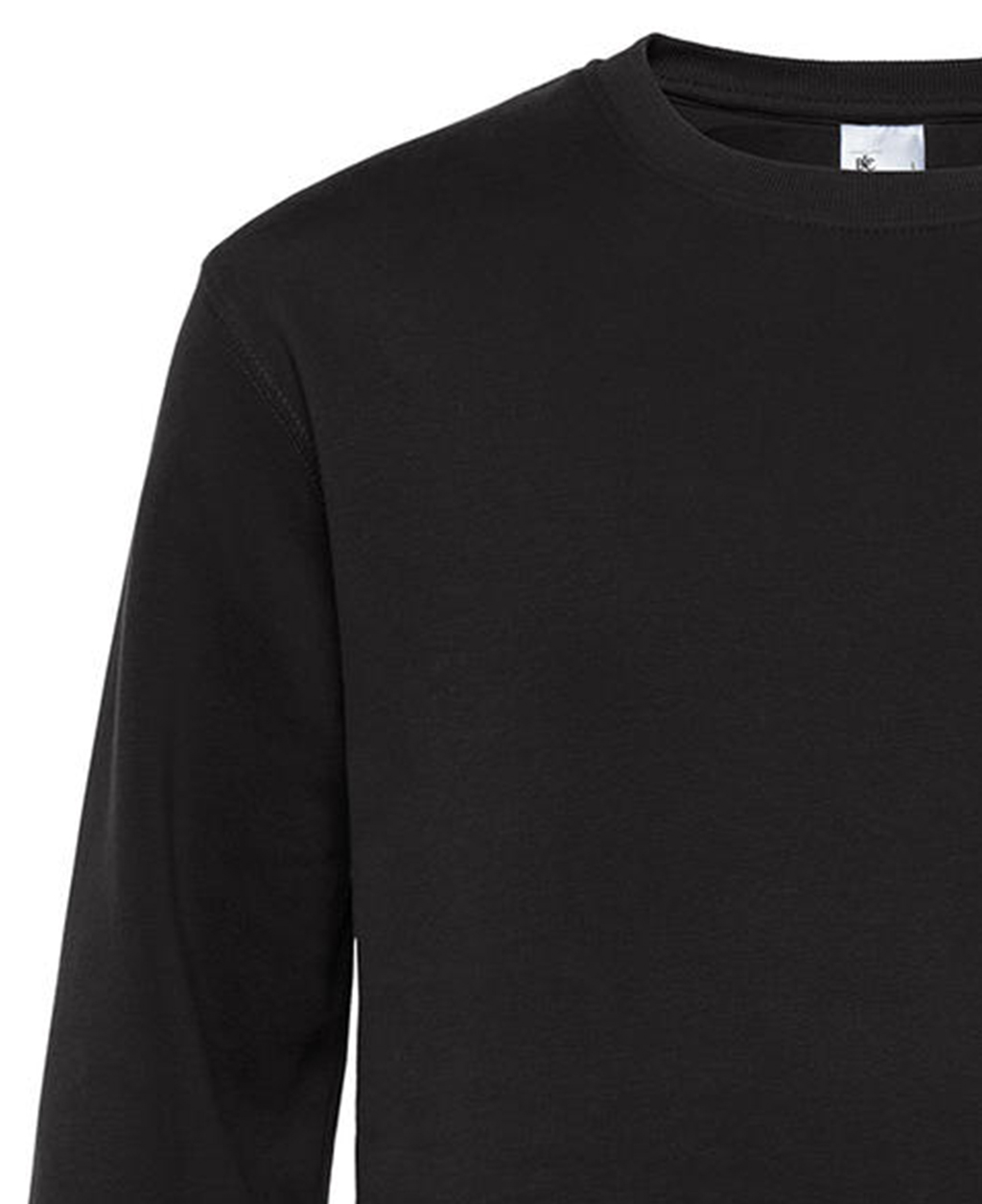 Φούτερ Crewneck Wu01K B C Black Pure ανδρικά Simple Wear