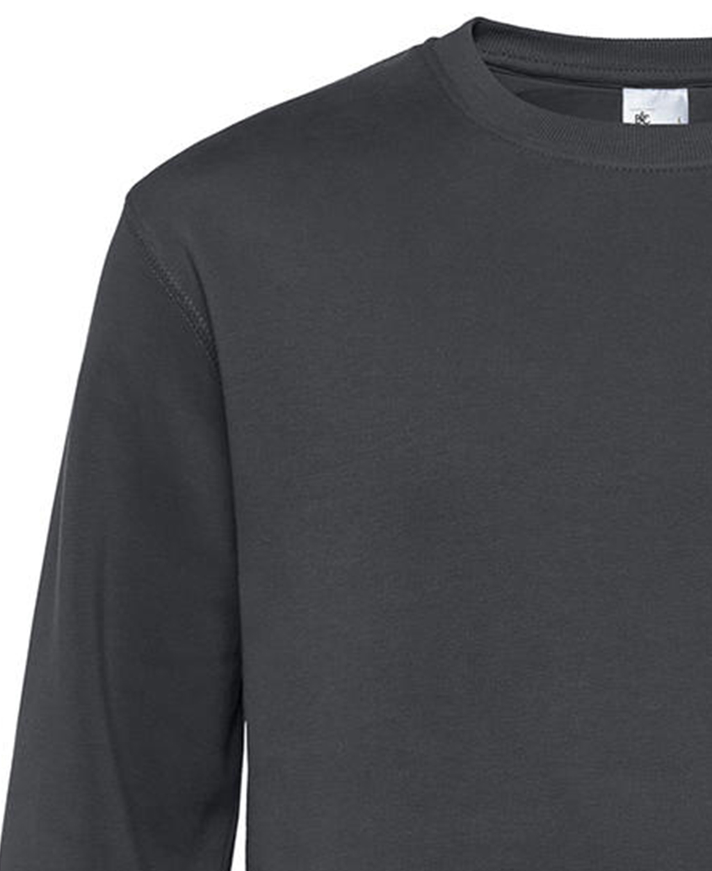 Φούτερ Crewneck Wu01K B C Asphalt ανδρικά Simple Wear