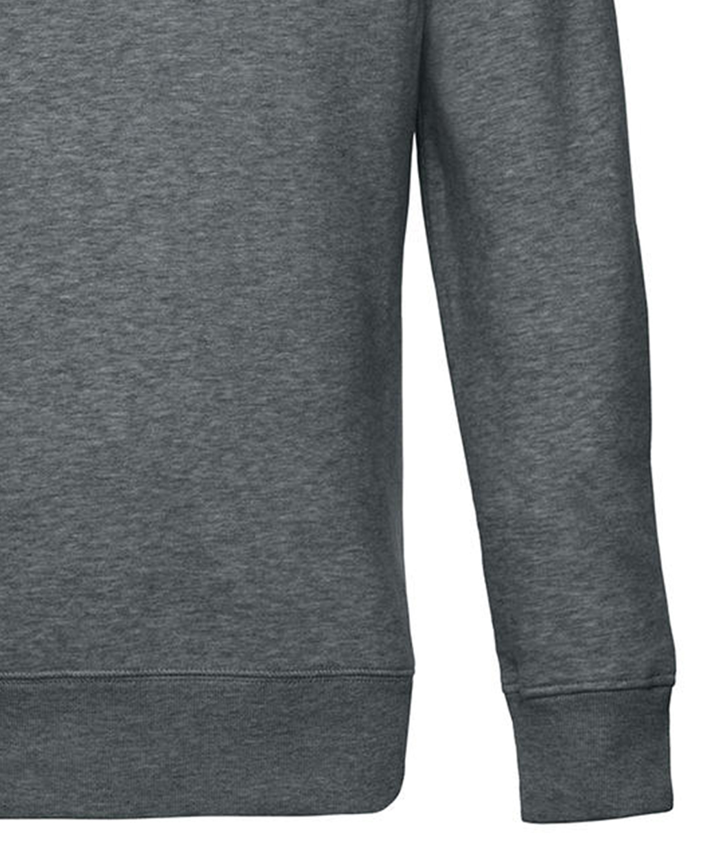 Φούτερ Crewneck Wu01K B C Heather Mid Grey ανδρικά Simple Wear