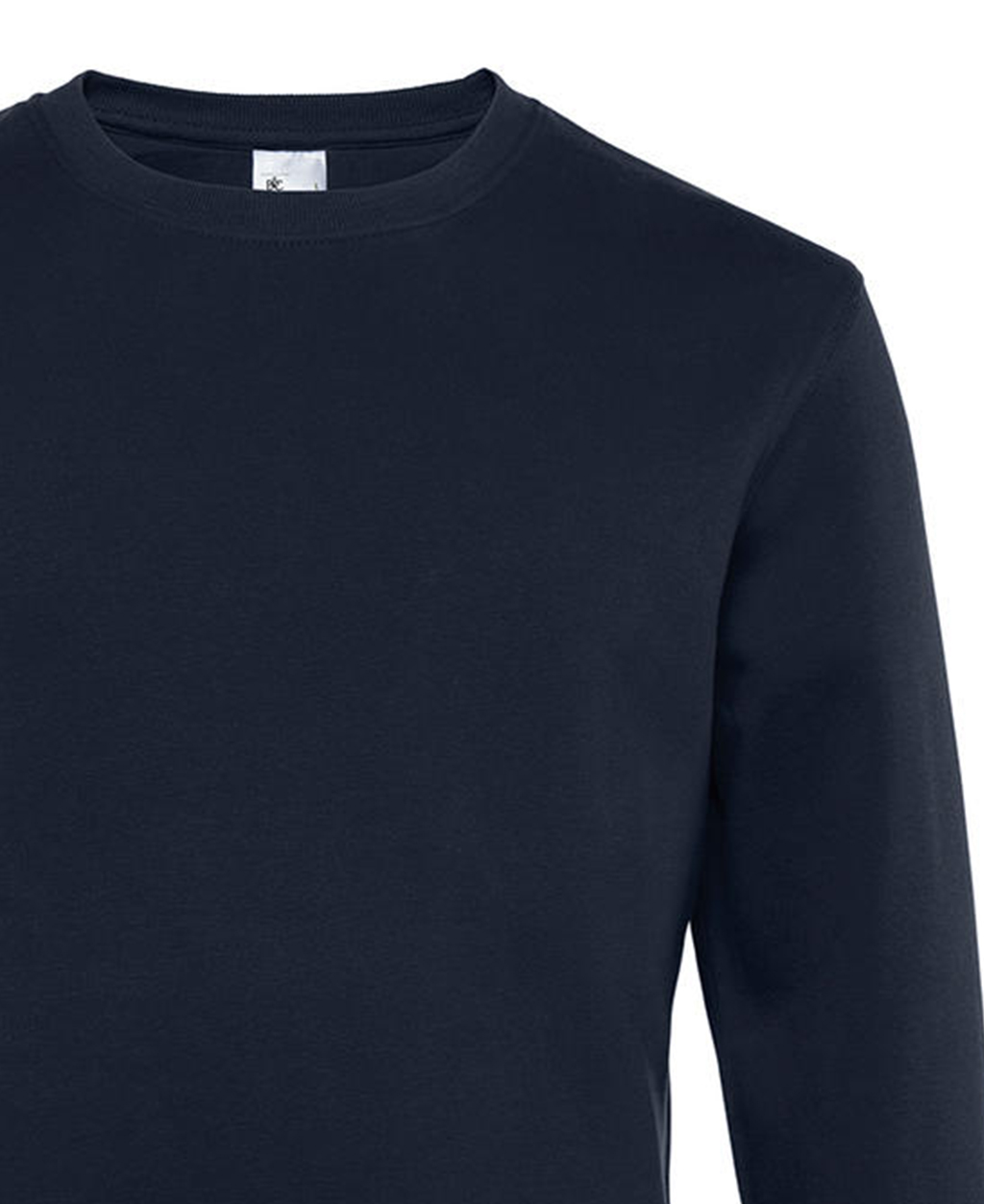 Φούτερ Crewneck Wu01K B C Navy Blue ανδρικά Simple Wear