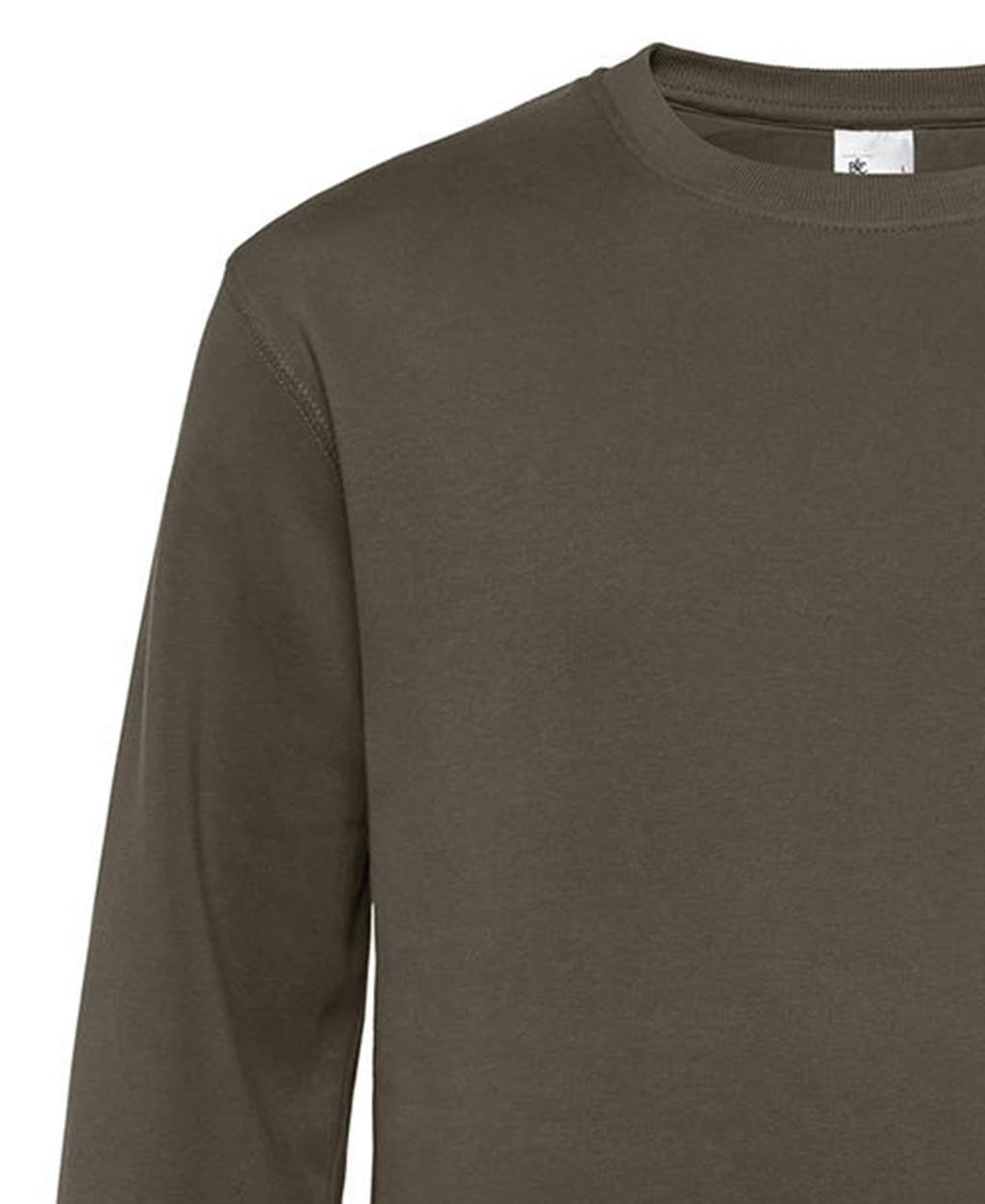 Φούτερ Crewneck Wu01K B C Khaki ανδρικά Simple Wear