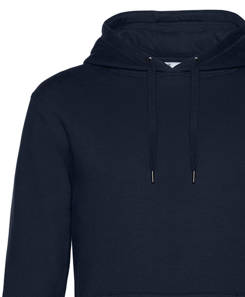 Hoodie Φούτερ Wu02K B C King Navy Blue ανδρικά Simple Wear