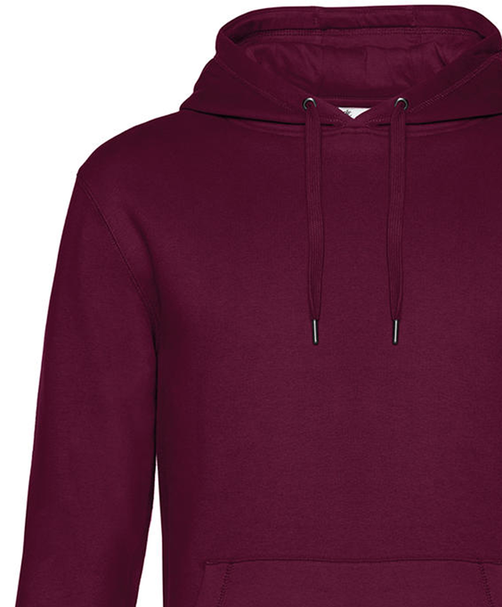 Hoodie Φούτερ Wu02K B C King Dark Cherry ανδρικά Simple Wear