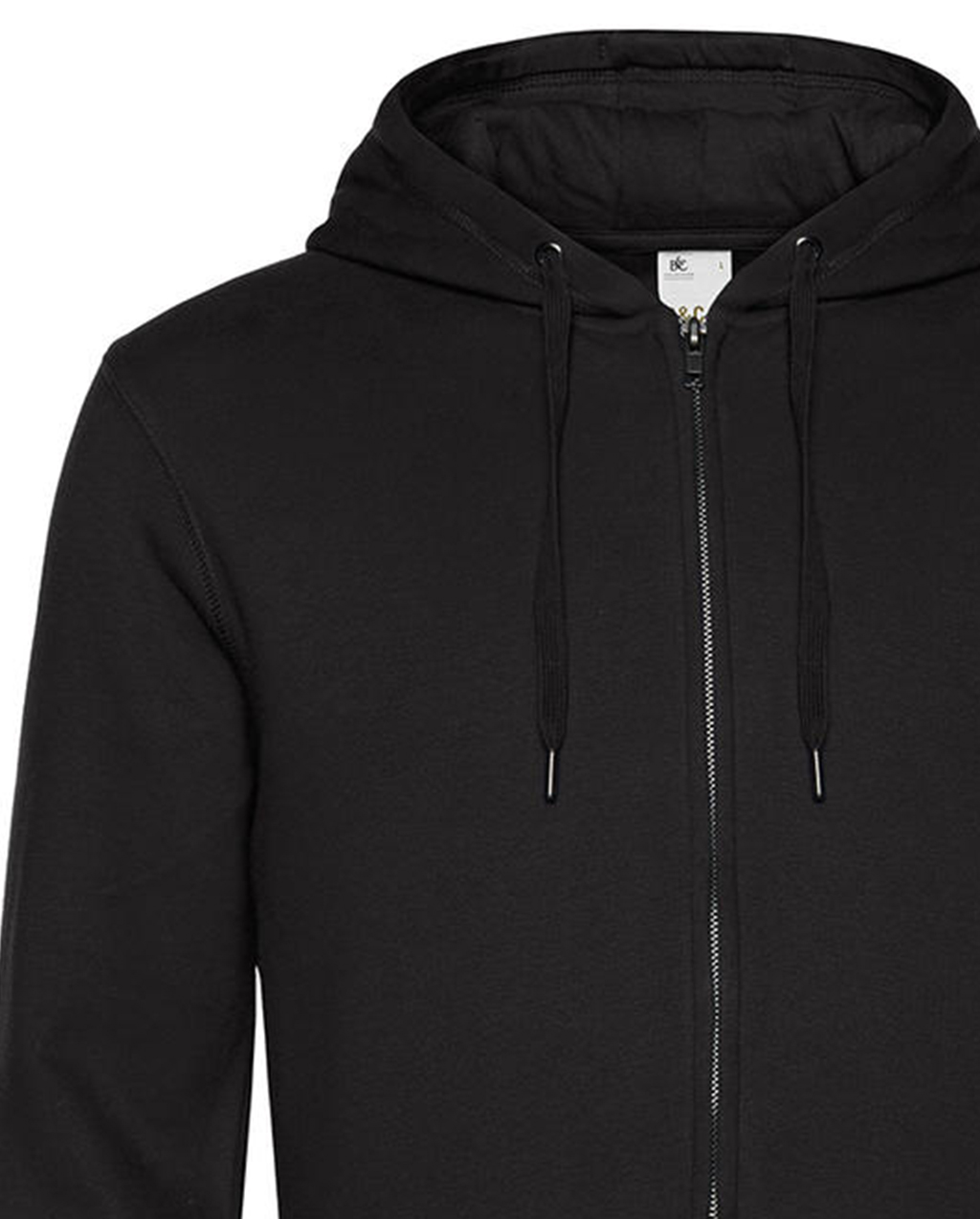 Ζακέτα Φούτερ με Κουκούλα Wu03K B C King Black Pure ανδρικά Simple Wear