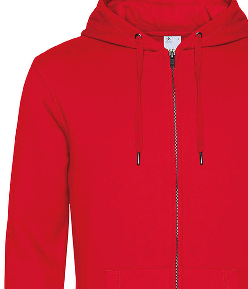 Ζακέτα Φούτερ με Κουκούλα Wu03K B C King Red ανδρικά Simple Wear