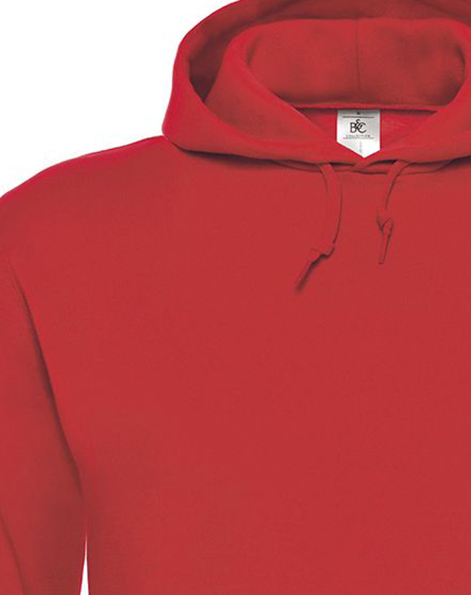 Φούτερ με Κουκούλα Id 003 B C Red Outlet ανδρικά Simple Wear