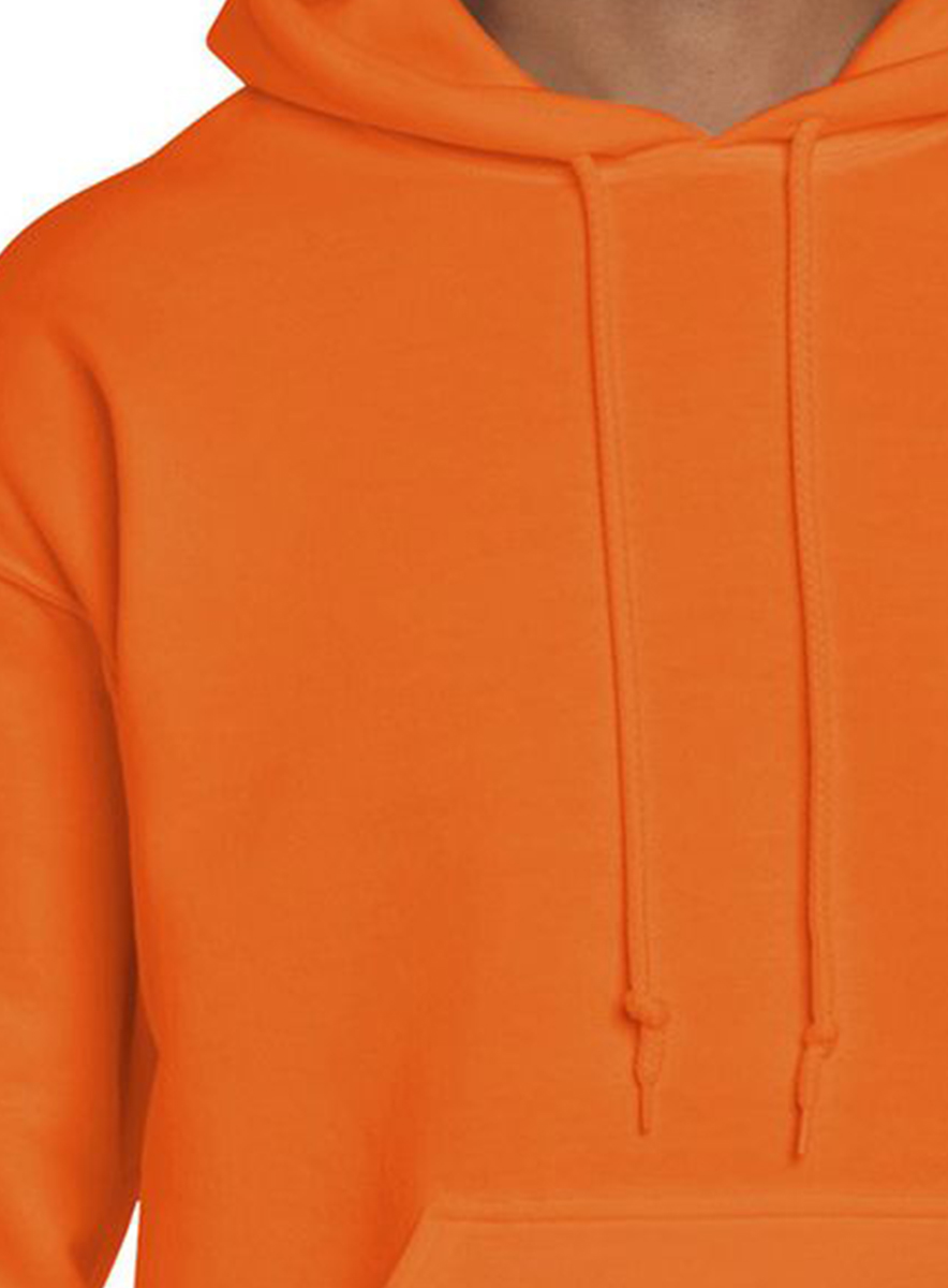 Φούτερ με Κουκούλα Gildan 12500 Dryblend Hoodie Safety Orange Outlet ανδρικά Simple Wear