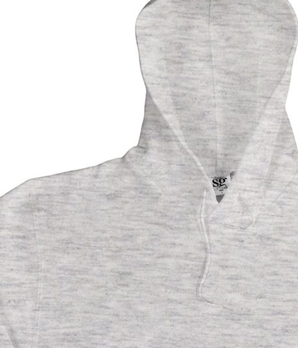 Φούτερ Hoodie Sg27 Sg Ash Grey Outlet ανδρικά Simple Wear