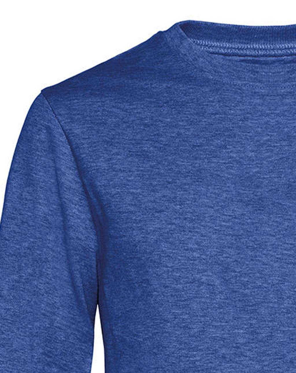 Φούτερ Crewneck Set In Wu01W B C Unisex Heather Royal Blue ανδρικά Simple Wear