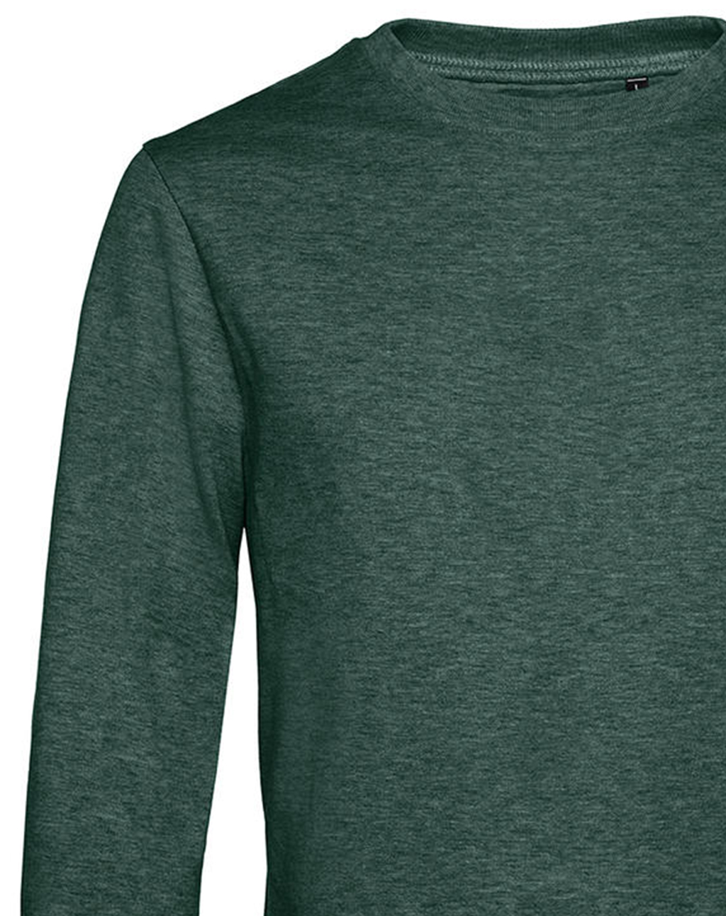 Φούτερ Crewneck Set In Wu01W B C Unisex Heather Dark Green ανδρικά Simple Wear