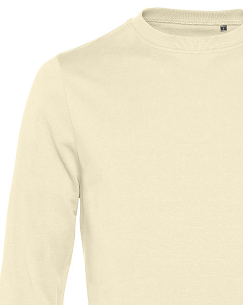Φούτερ Crewneck Set In Wu01W B C Unisex Pale Yellow ανδρικά Simple Wear