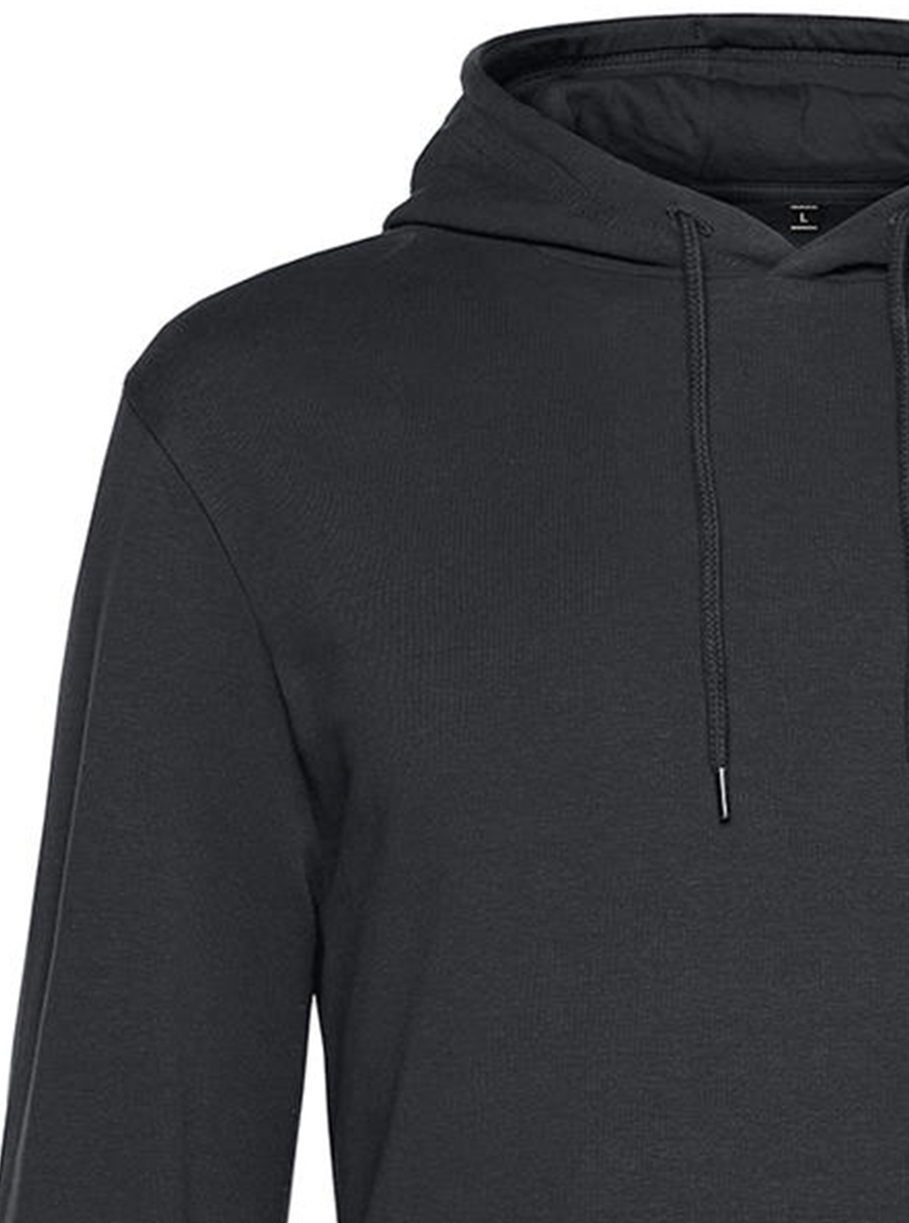 Φούτερ Hoodie Wu03W B C French Terry Asphalt ανδρικά Simple Wear