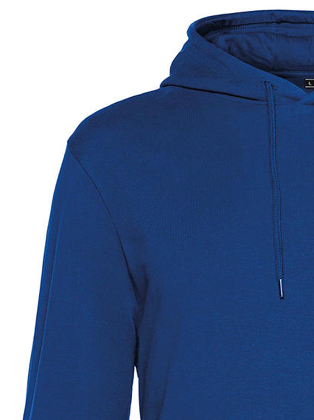 Φούτερ Hoodie Wu03W B C French Terry Royal ανδρικά Simple Wear