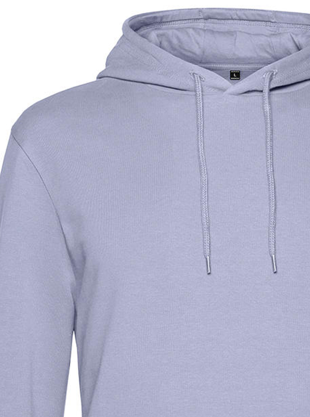 Φούτερ Hoodie Wu03W B C French Terry Lavender ανδρικά Simple Wear