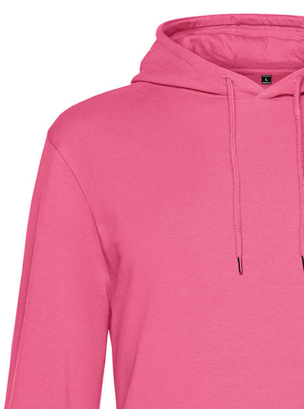 Φούτερ Hoodie Wu03W B C French Terry Pink Fizz ανδρικά Simple Wear