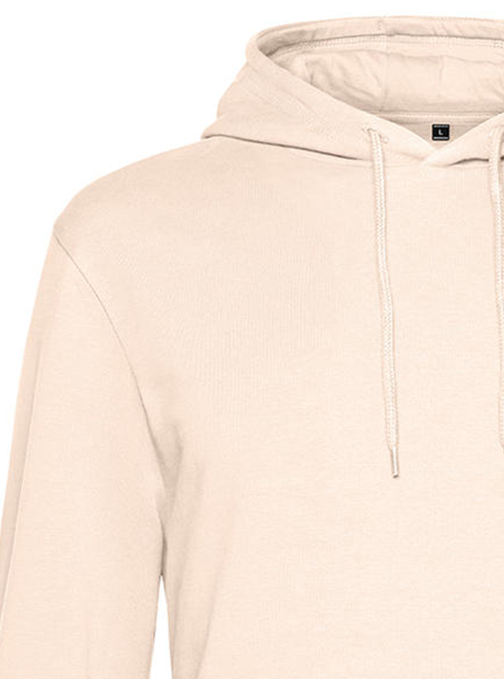 Φούτερ Hoodie Wu03W B C French Terry Pale Pink ανδρικά Simple Wear