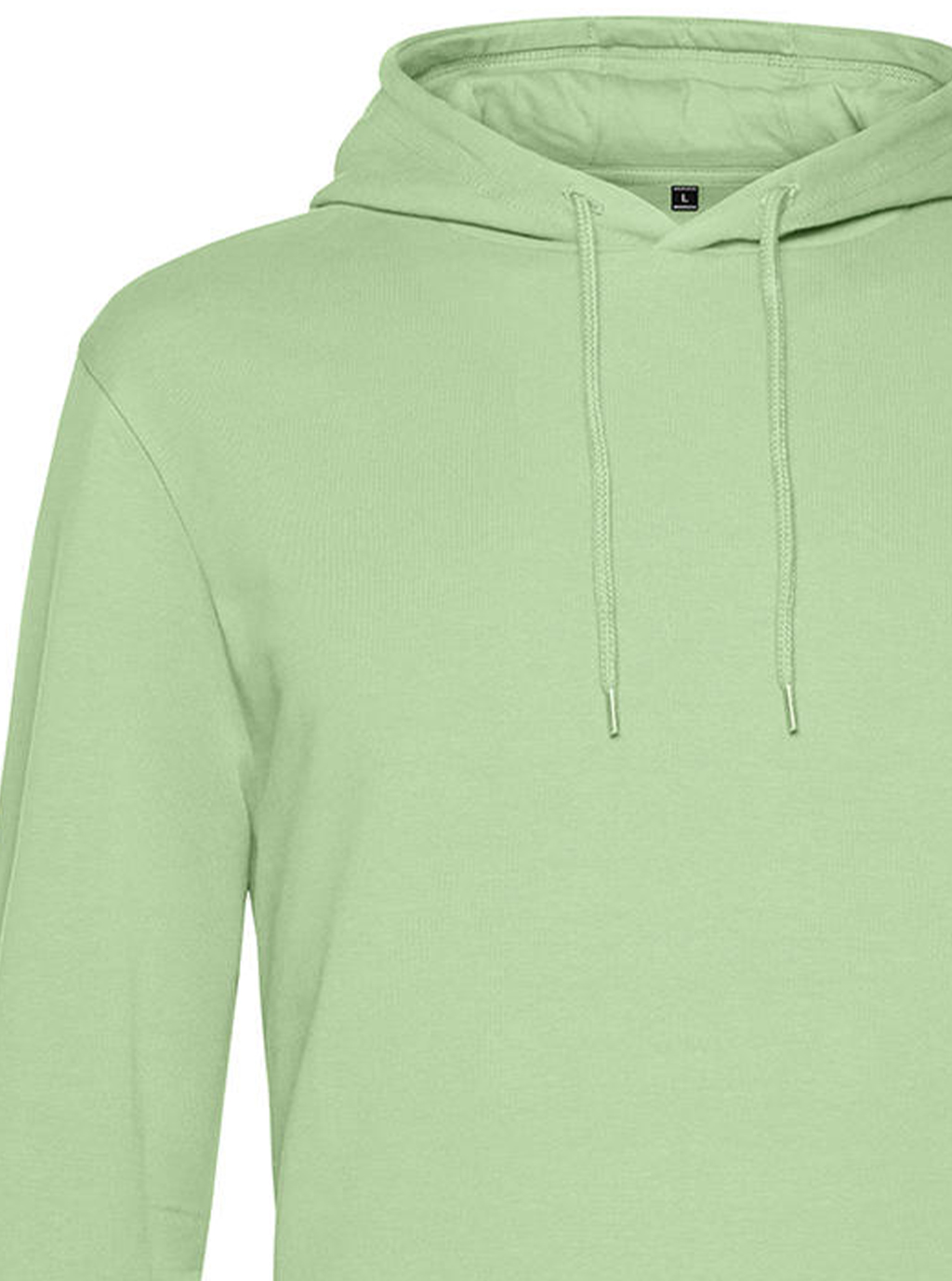 Φούτερ Hoodie Wu03W B C French Terry Light Jade ανδρικά Simple Wear