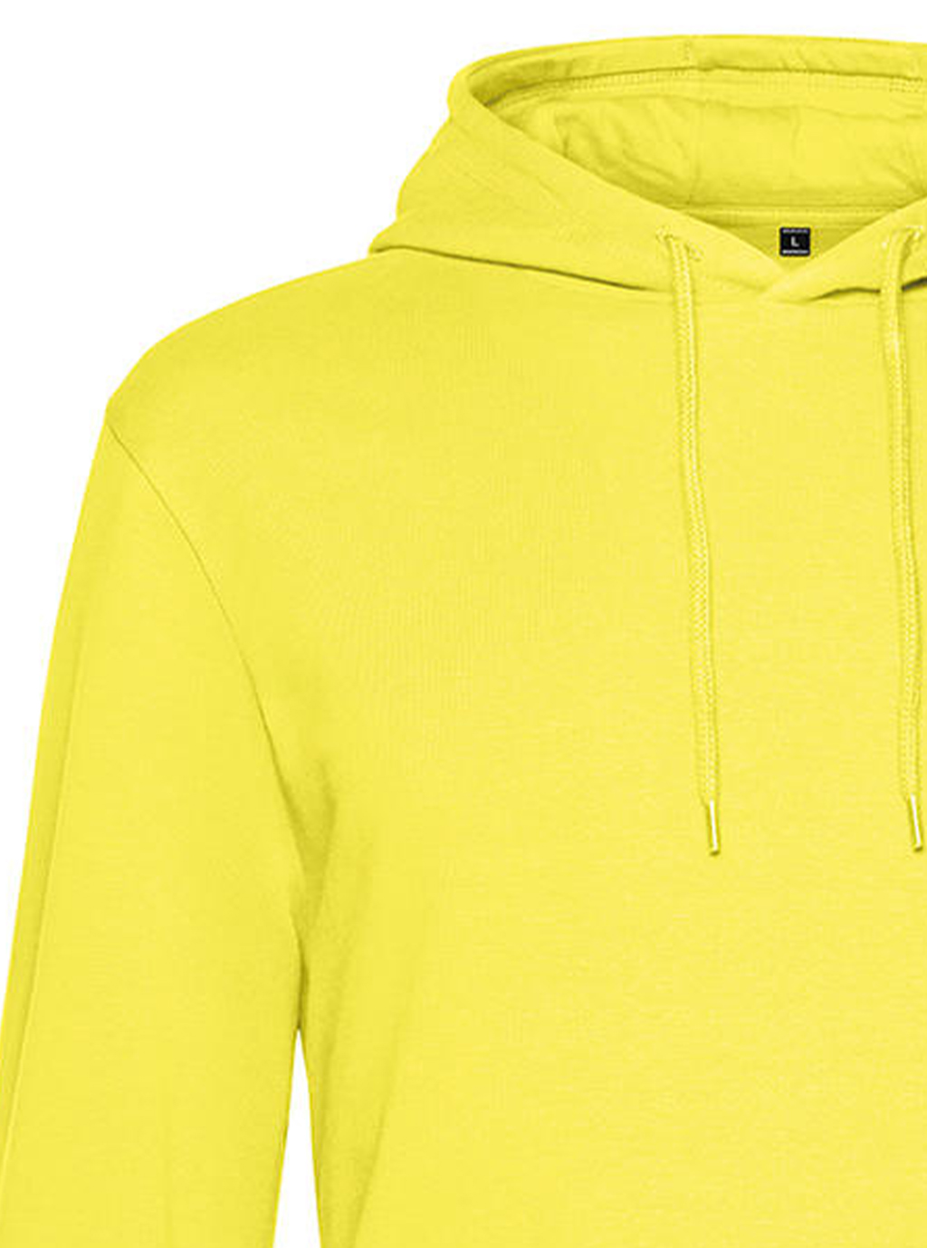 Φούτερ Hoodie Wu03W B C French Terry Solar Yellow ανδρικά Simple Wear