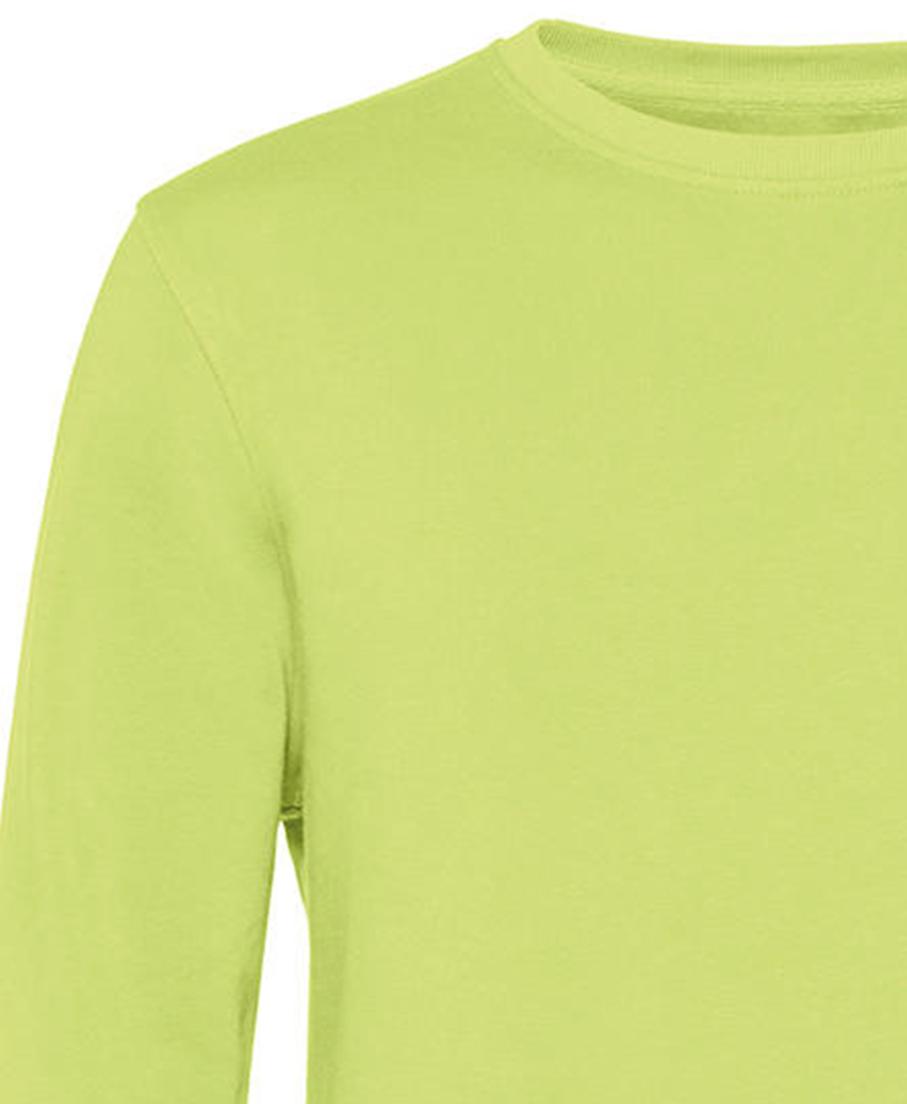 Φούτερ Crewneck Wu31B B C Organic Inspire Lime ανδρικά Simple Wear