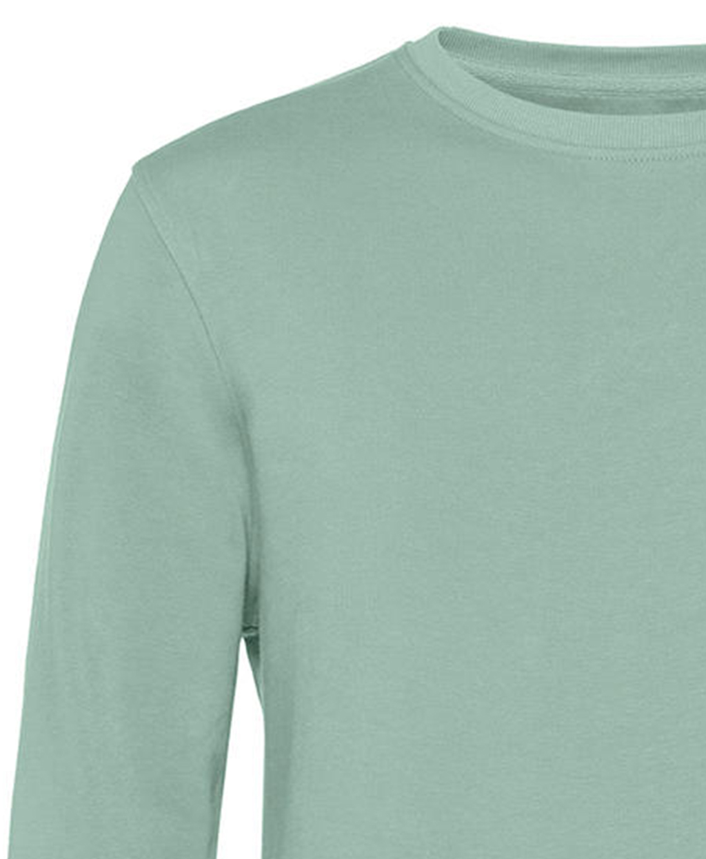 Φούτερ Crewneck Wu31B B C Organic Inspire Sage ανδρικά Simple Wear