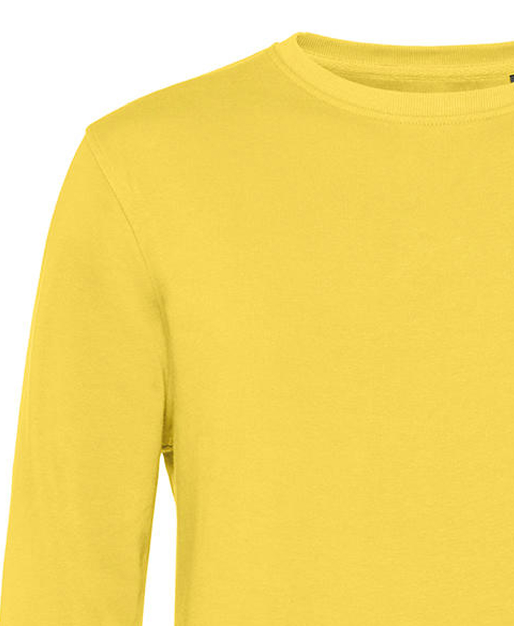 Φούτερ Crewneck Wu31B B C Organic Inspire Yellow Fizz ανδρικά Simple Wear