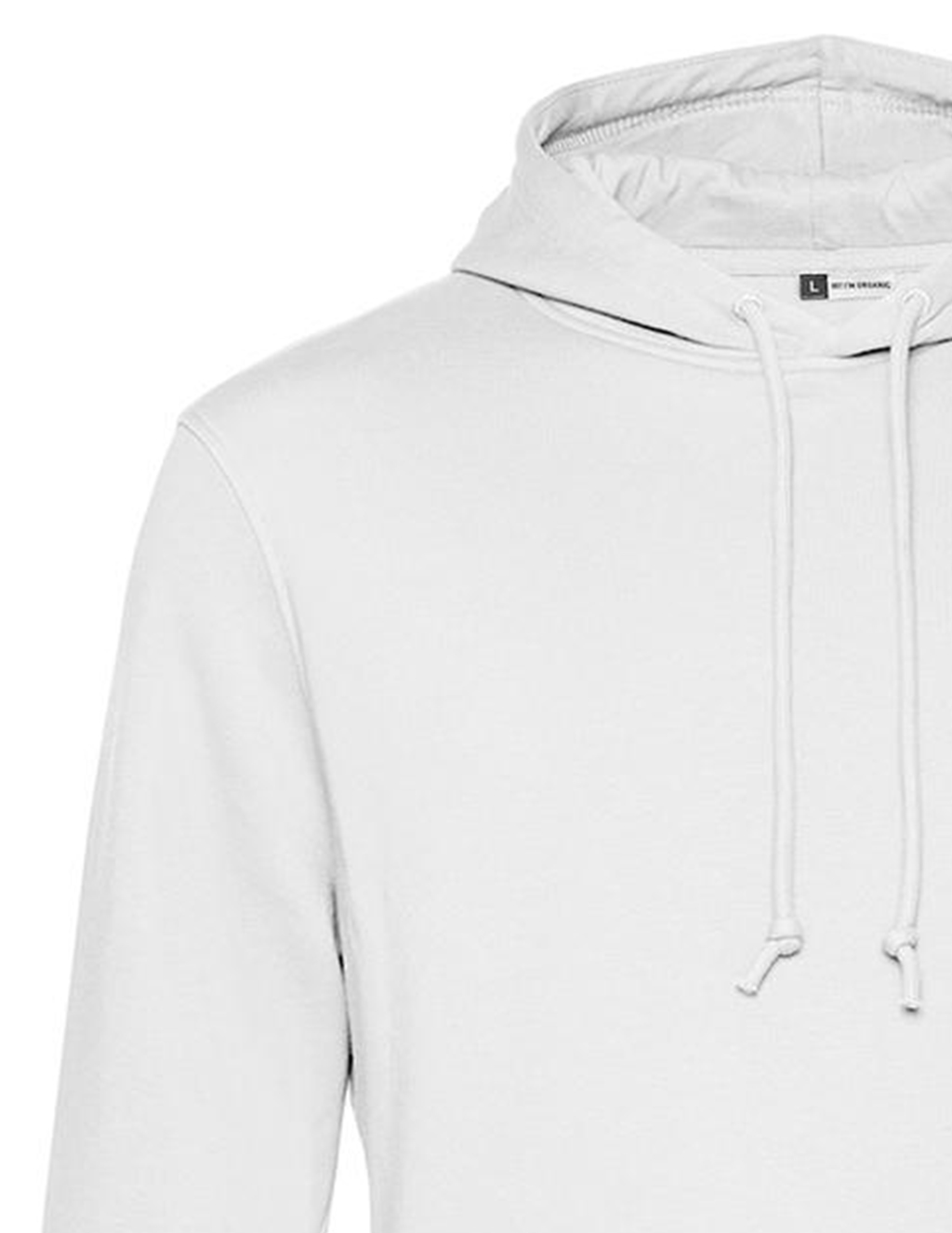 Organic Hoodie Φούτερ Wu33B B C White ανδρικά Simple Wear