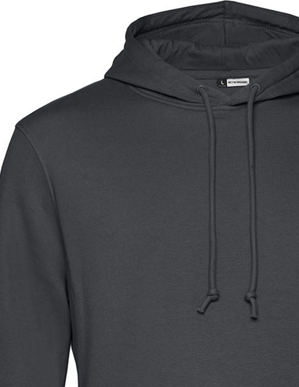 Organic Hoodie Φούτερ Wu33B B C Asphalt ανδρικά Simple Wear