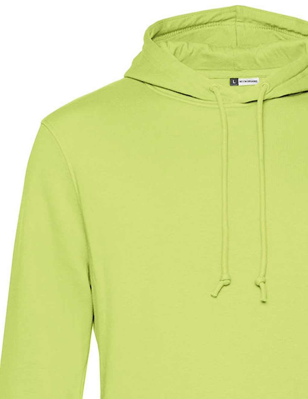 Organic Hoodie Φούτερ Wu33B B C Lime ανδρικά Simple Wear