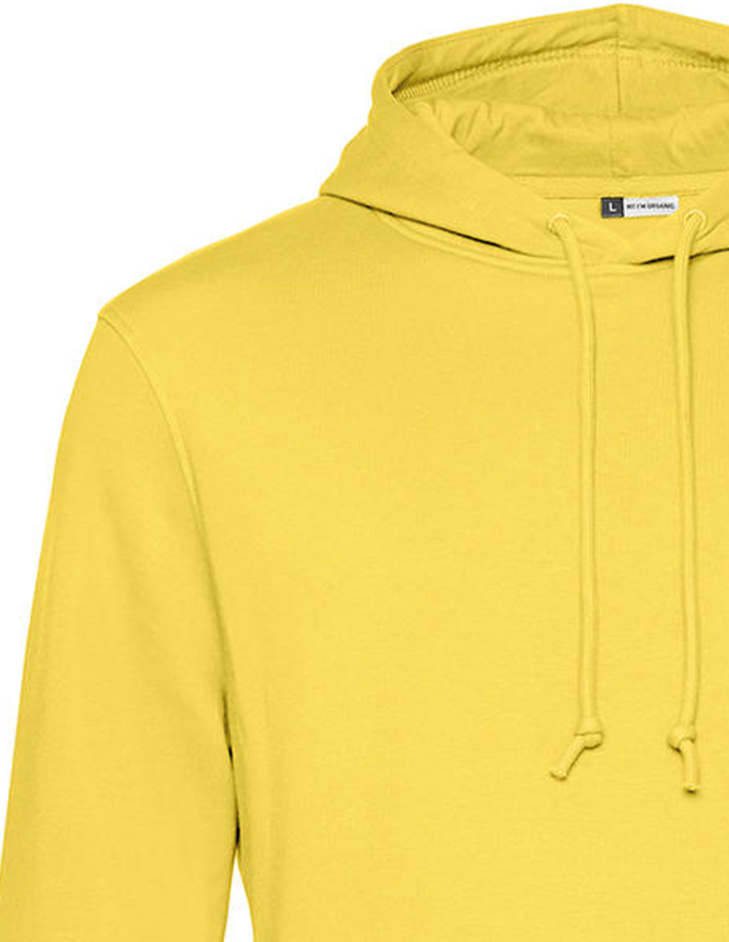 Organic Hoodie Φούτερ Wu33B B C Yellow Fizz ανδρικά Simple Wear