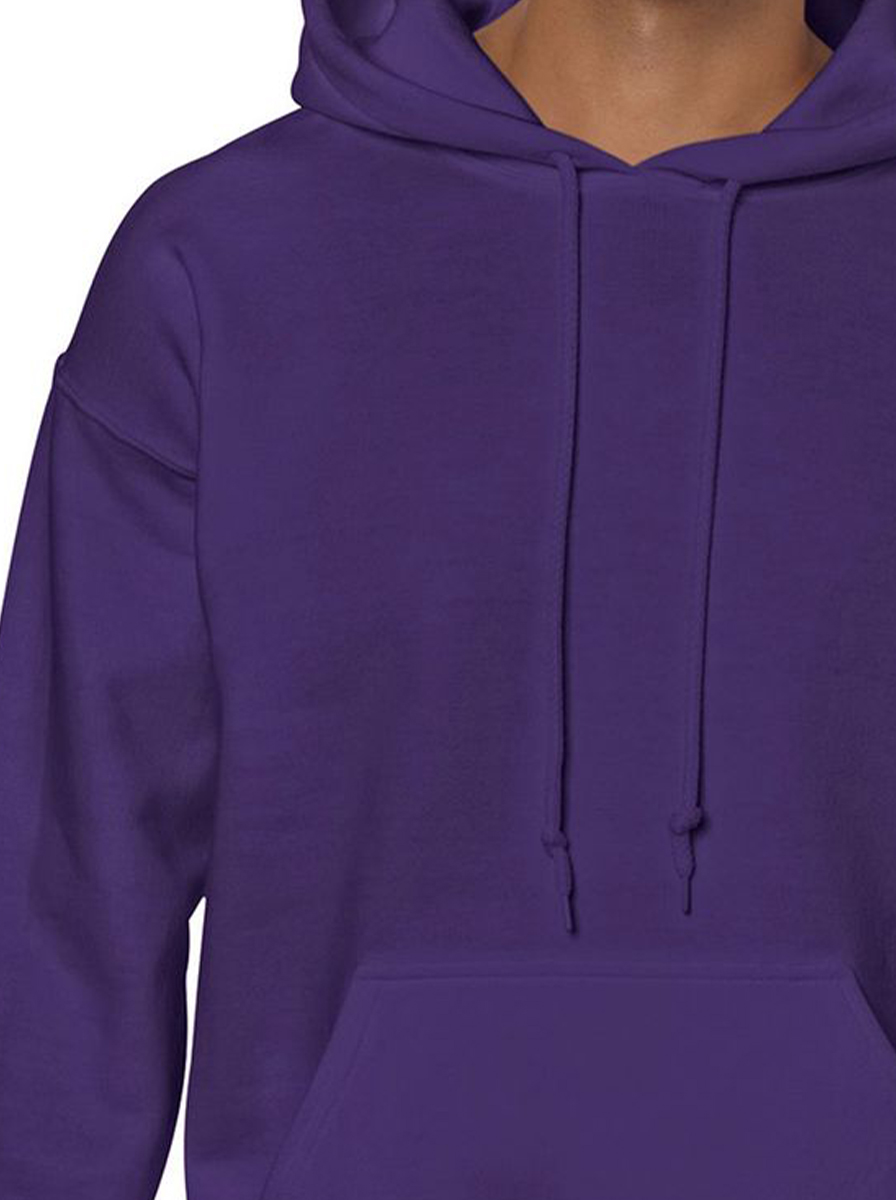 Φούτερ Hoodie 18500 Gildan Heavy Blend Purple ανδρικά Simple Wear