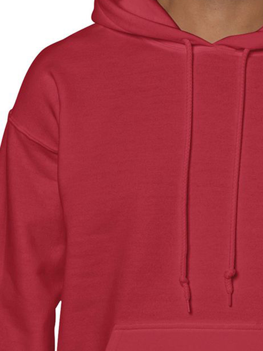 Φούτερ Hoodie 18500 Gildan Heavy Blend Red ανδρικά Simple Wear