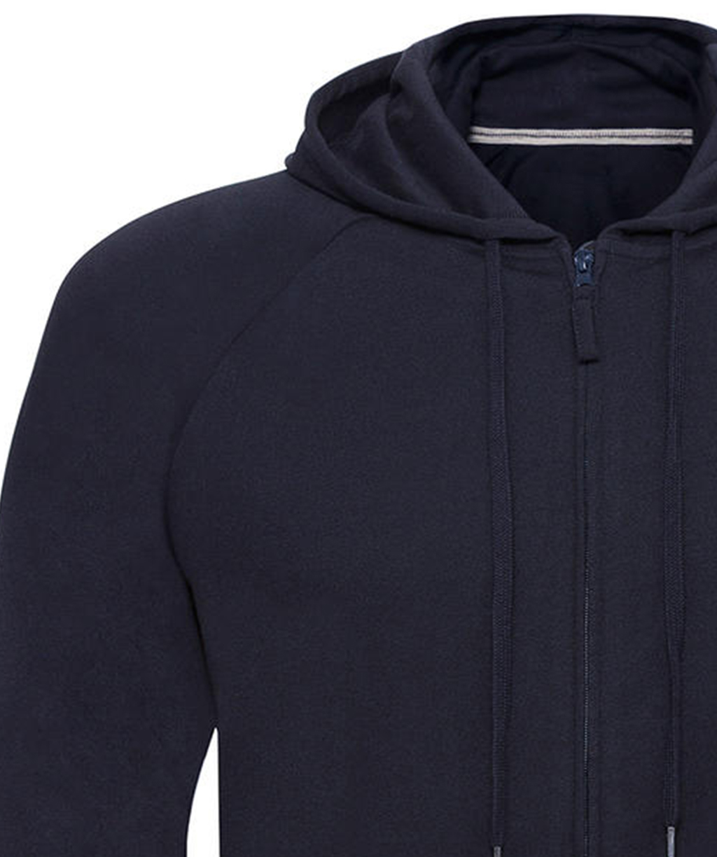 Zip Hoodie Φούτερ R-284M-0 Russell Europe Slim Fit French Navy Outlet ανδρικά Simple Wear