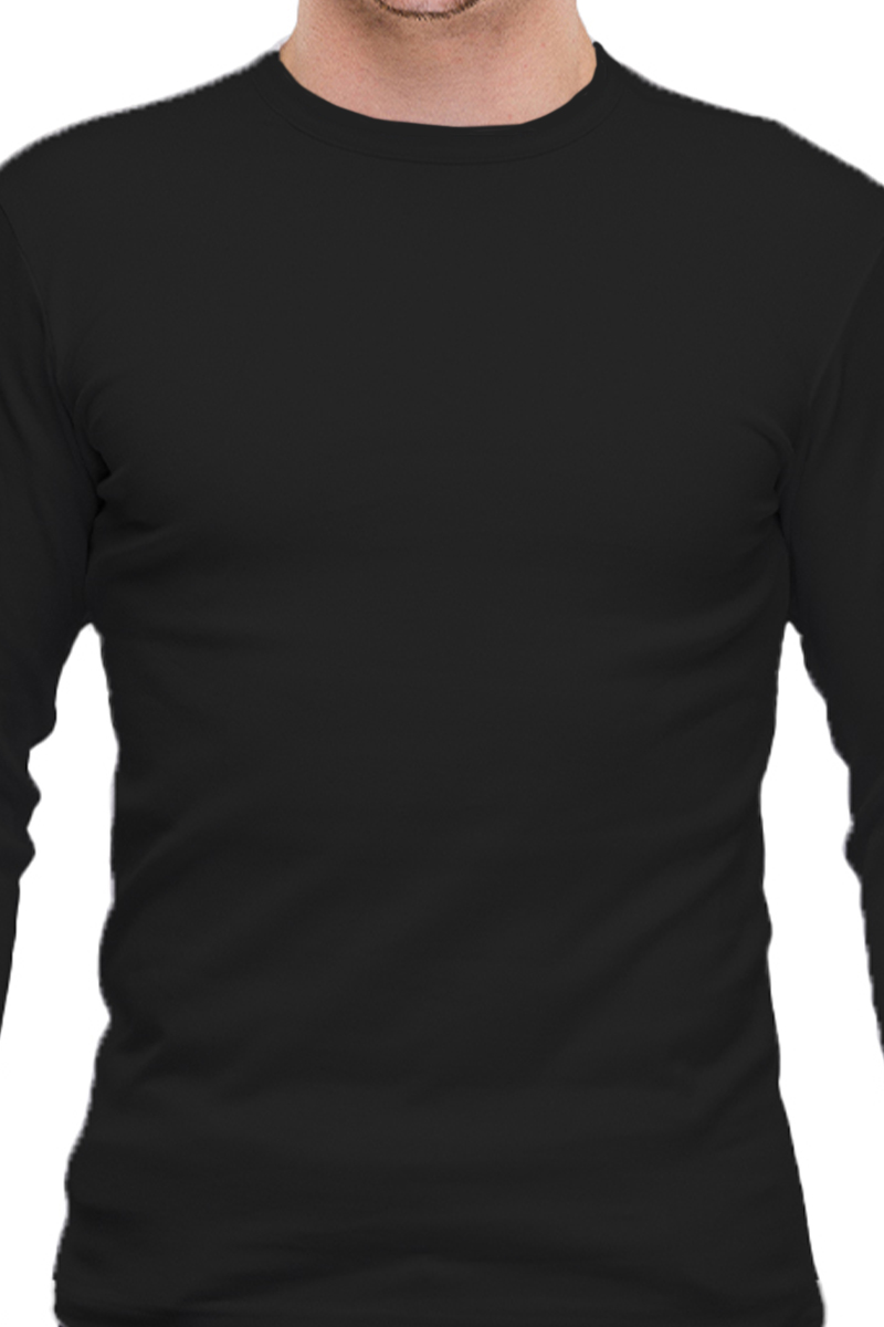 Μακρυμάνικο T-Shirt S254M Result Black ανδρικά Basic T-Shirts Simple Wear Μπλουζάκια κοντομάνικα