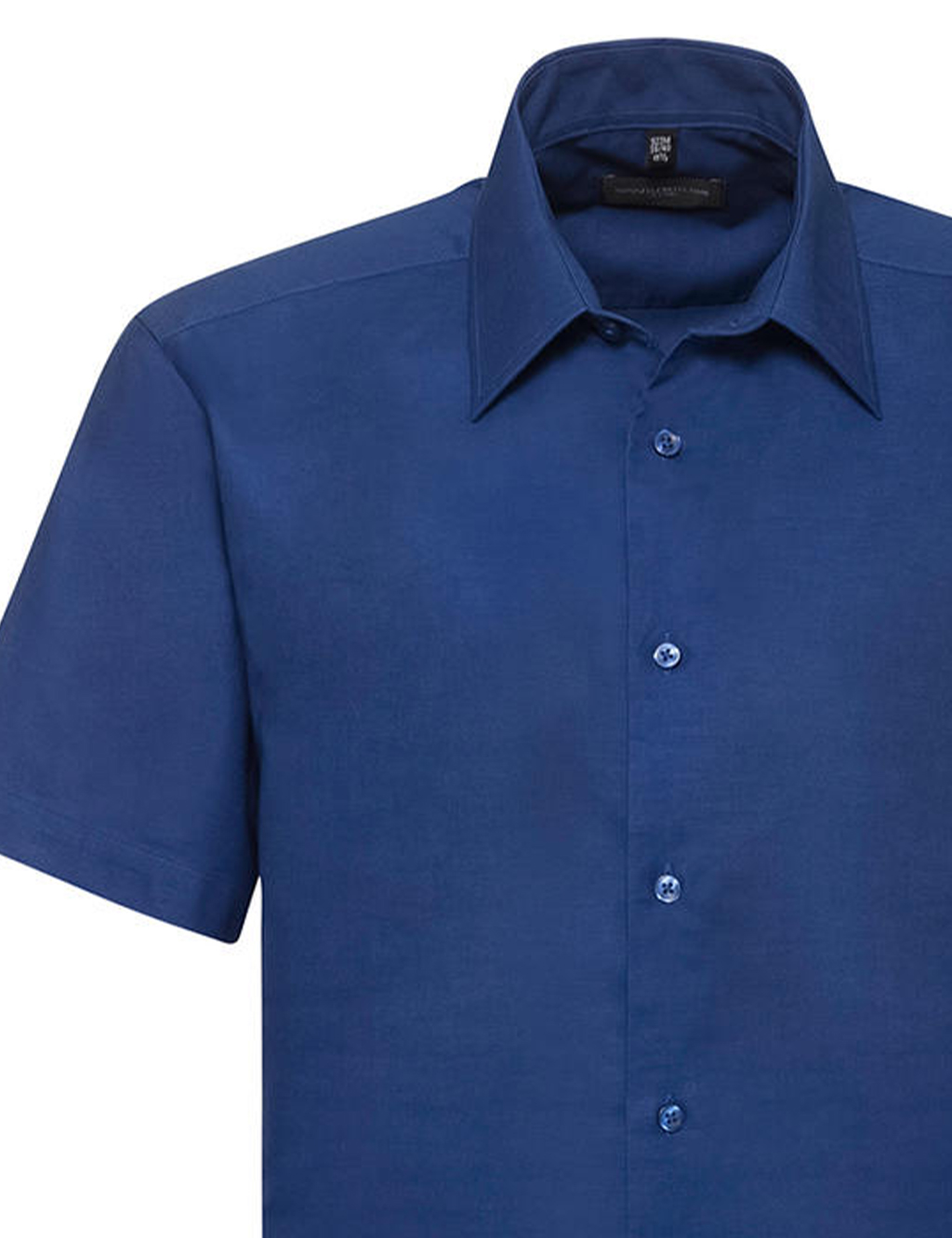 Κοντομάνικο Πουκάμισο R-923M Russell Tailored Fit Oxford Bright Royal ανδρικά Πουκάμισα Simple Wear