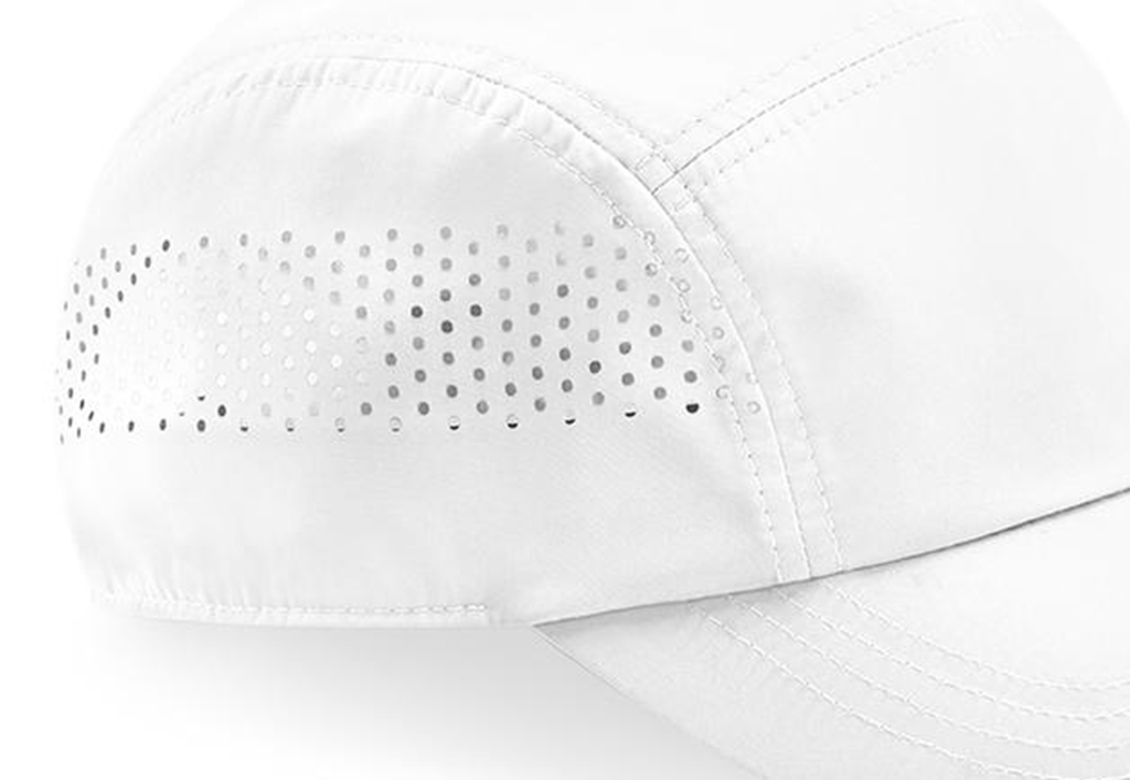Αθλητικό Καπέλο Running B188 Beechfield White αξεσουάρ Καπέλα Simple Wear