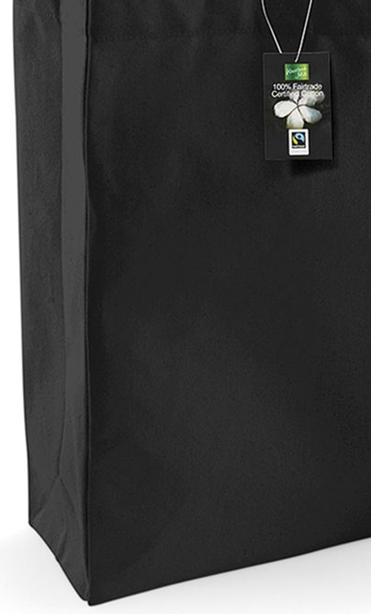 Τσάντα Shopping W623 Westford Mill Fairtrade Cotton Canvas 21L Black Είδη Ταξιδιου Bags Simple Wear