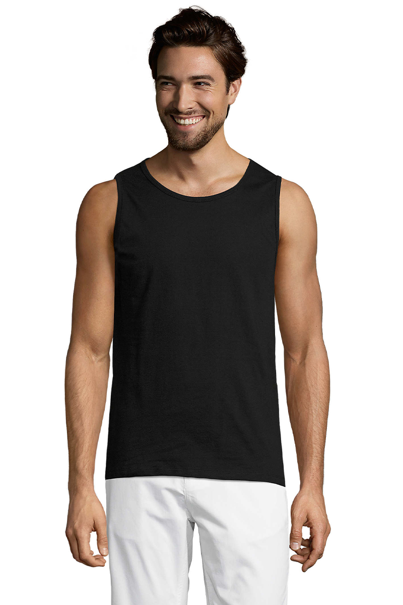 Αμάνικο T-Shirt 11465 SOL'S Justin Deep Black