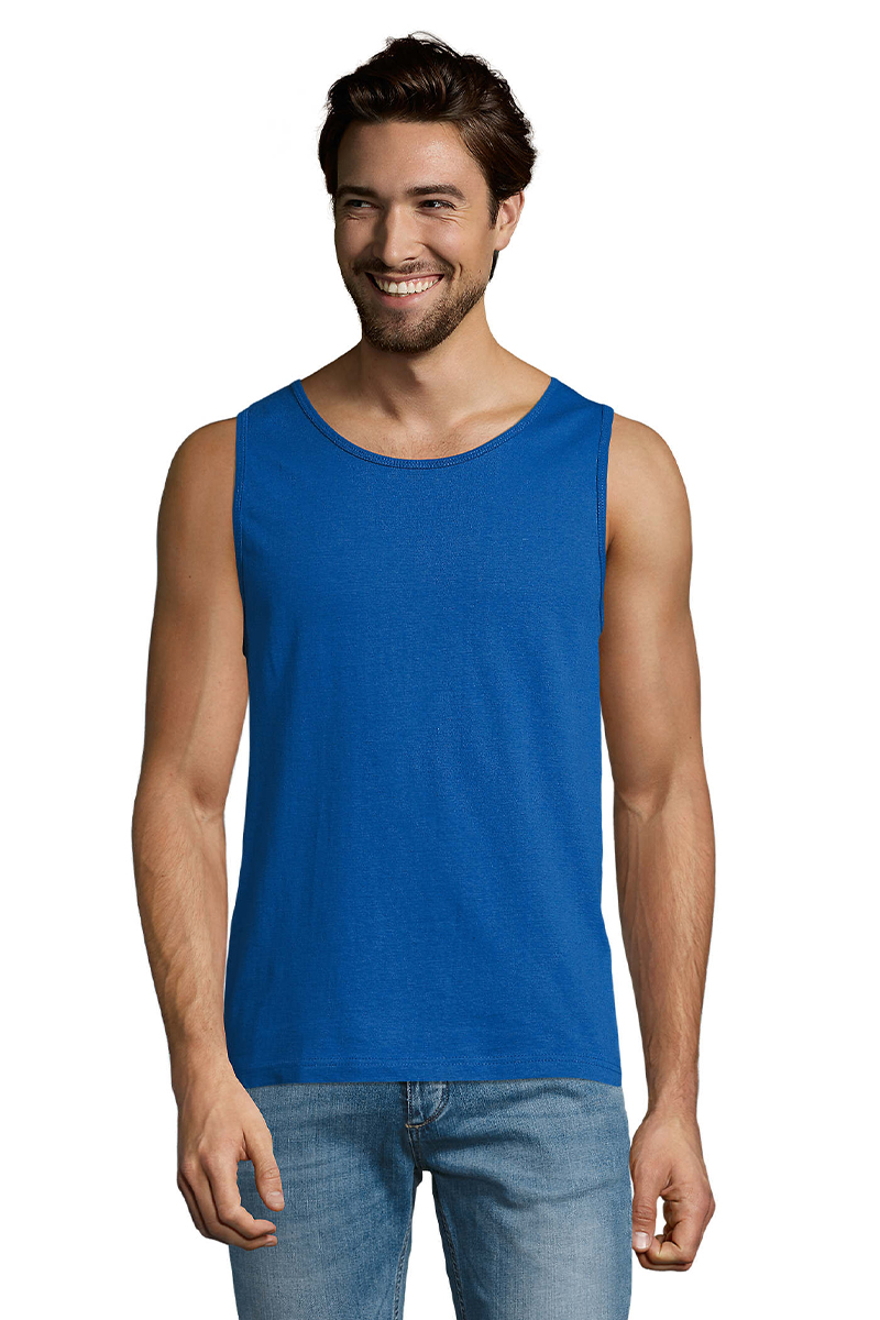 Αμάνικο T-Shirt 11465 SOL'S Justin Royal Blue