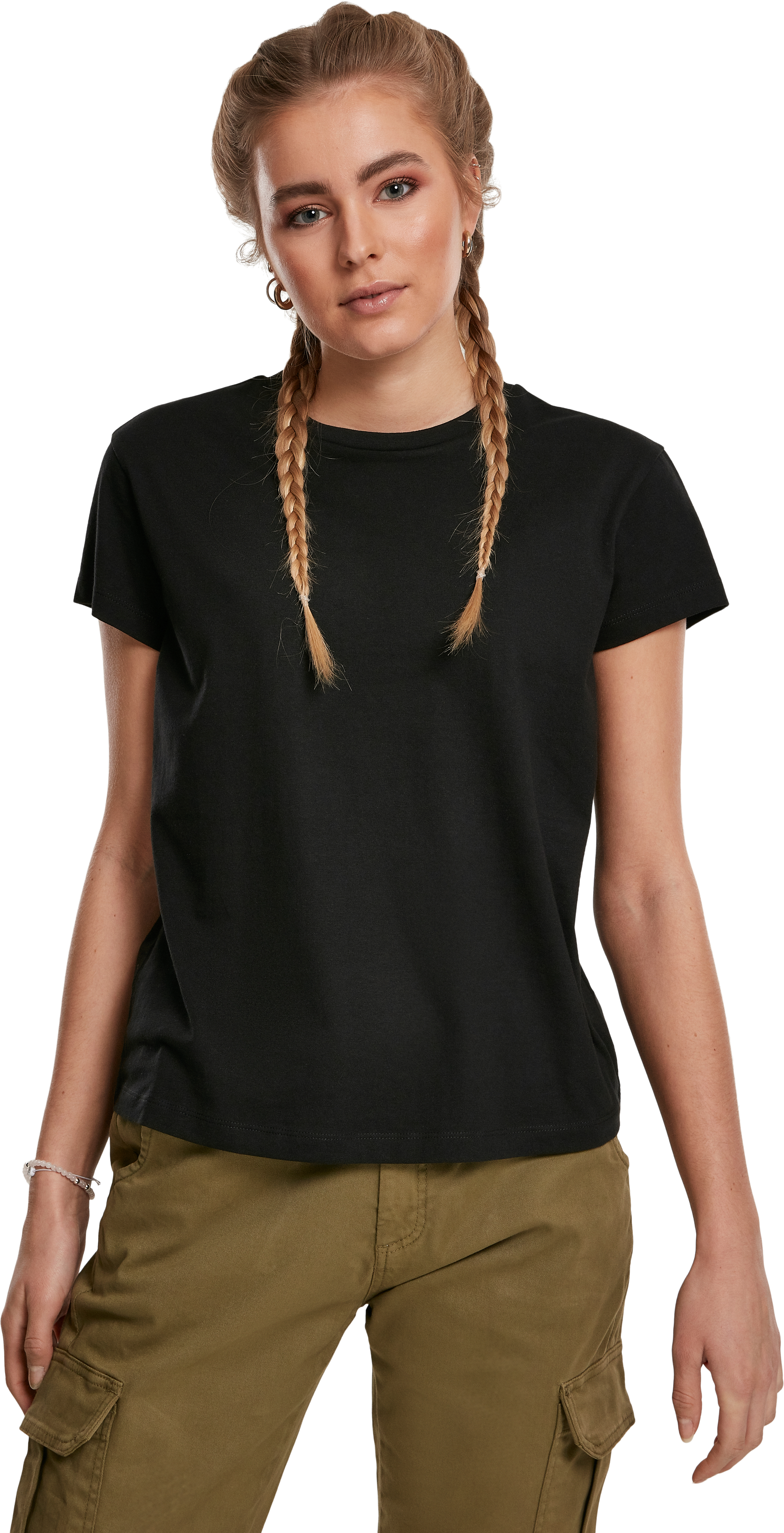 Γυναικείο T-Shirt TB3427-00007 Urban Classics Black Μαύρο