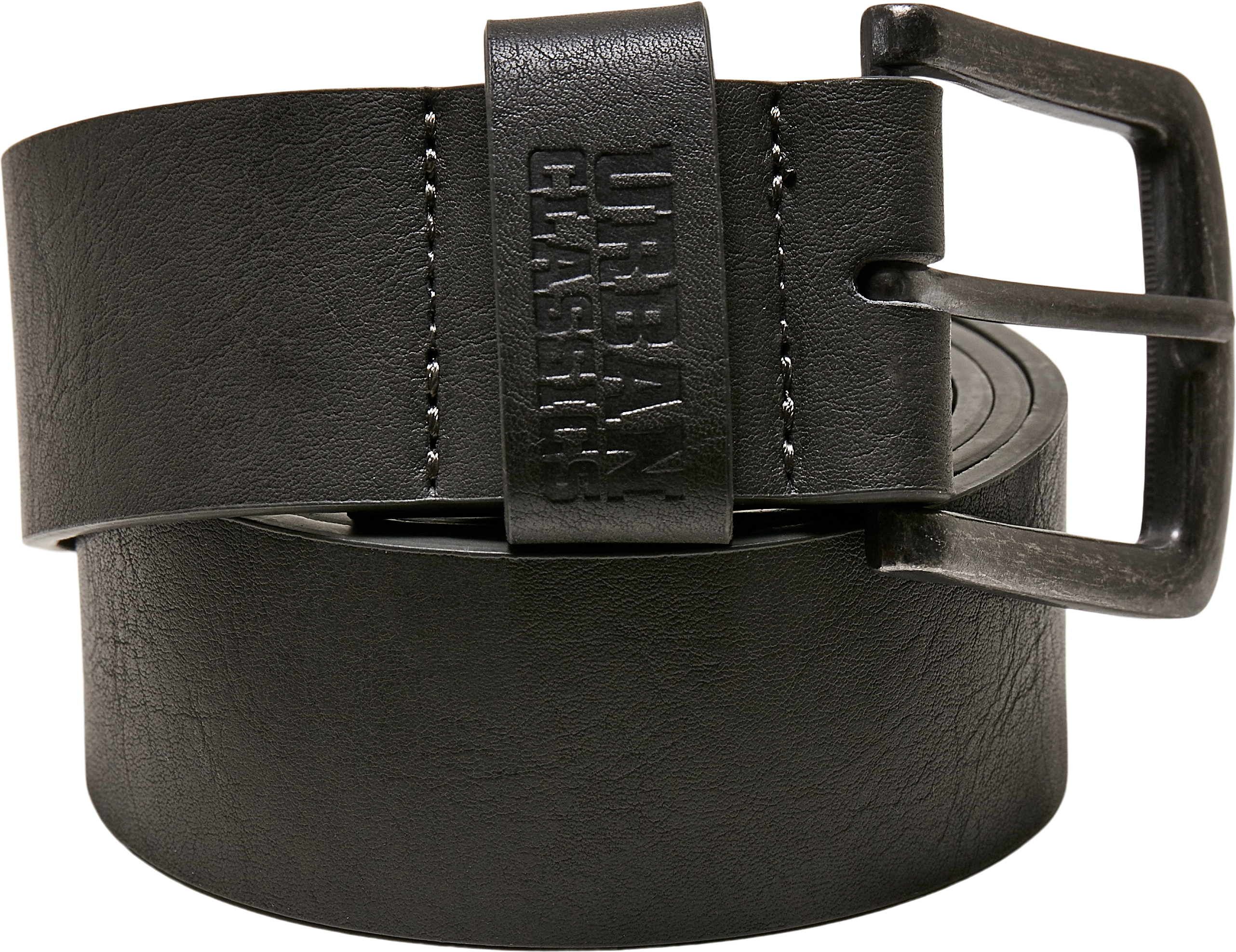 Leather Imitation Belt Urban Classics Accessoires TB1288 Dark Grey