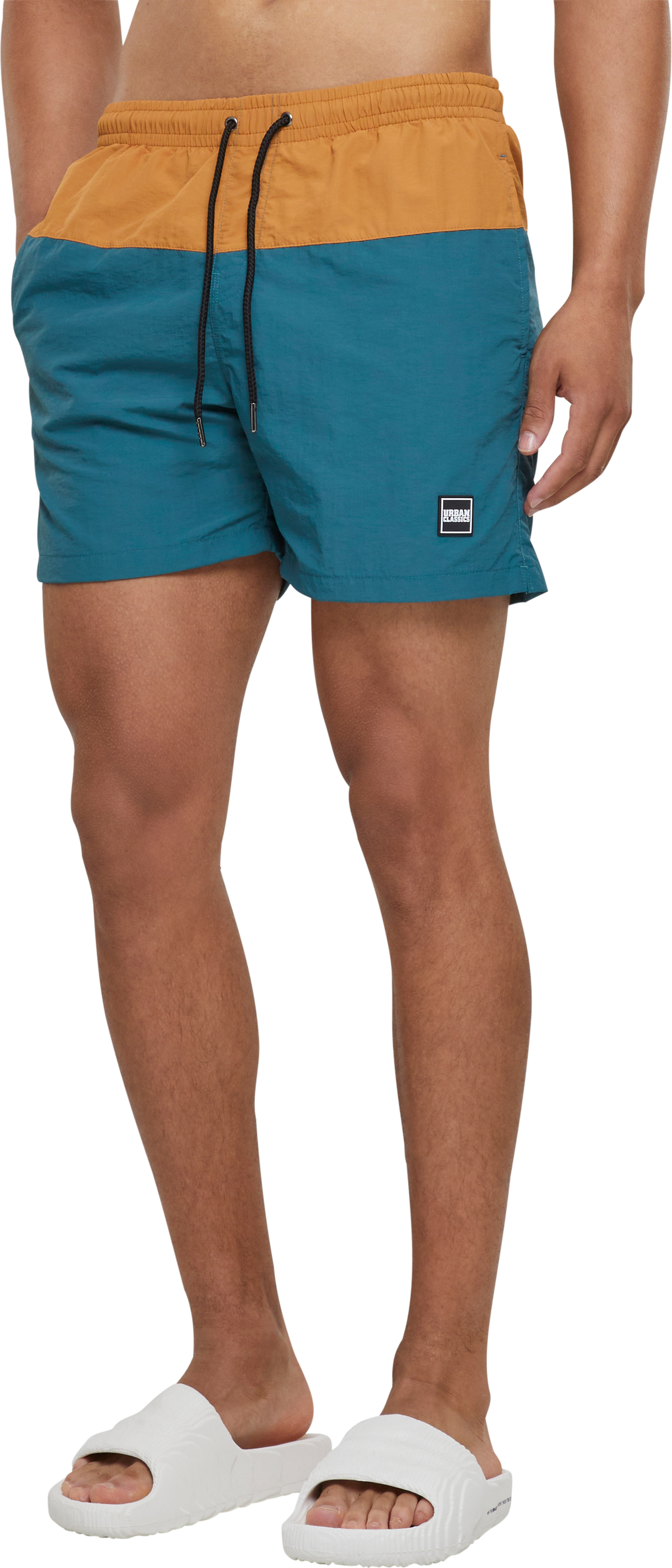 Ανδρικό Μαγιό Σορτς TB1026 Urban Classics Teal/Toffee
