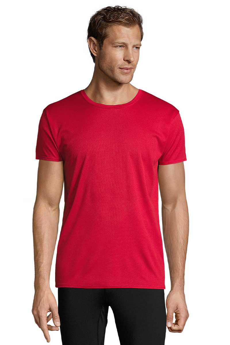 Πικέ Αθλητικό T-Shirt Sprint 02995 SOL'S Red