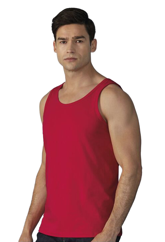 Αμάνικο T-Shirt 64200 Gildan Softstyle Red