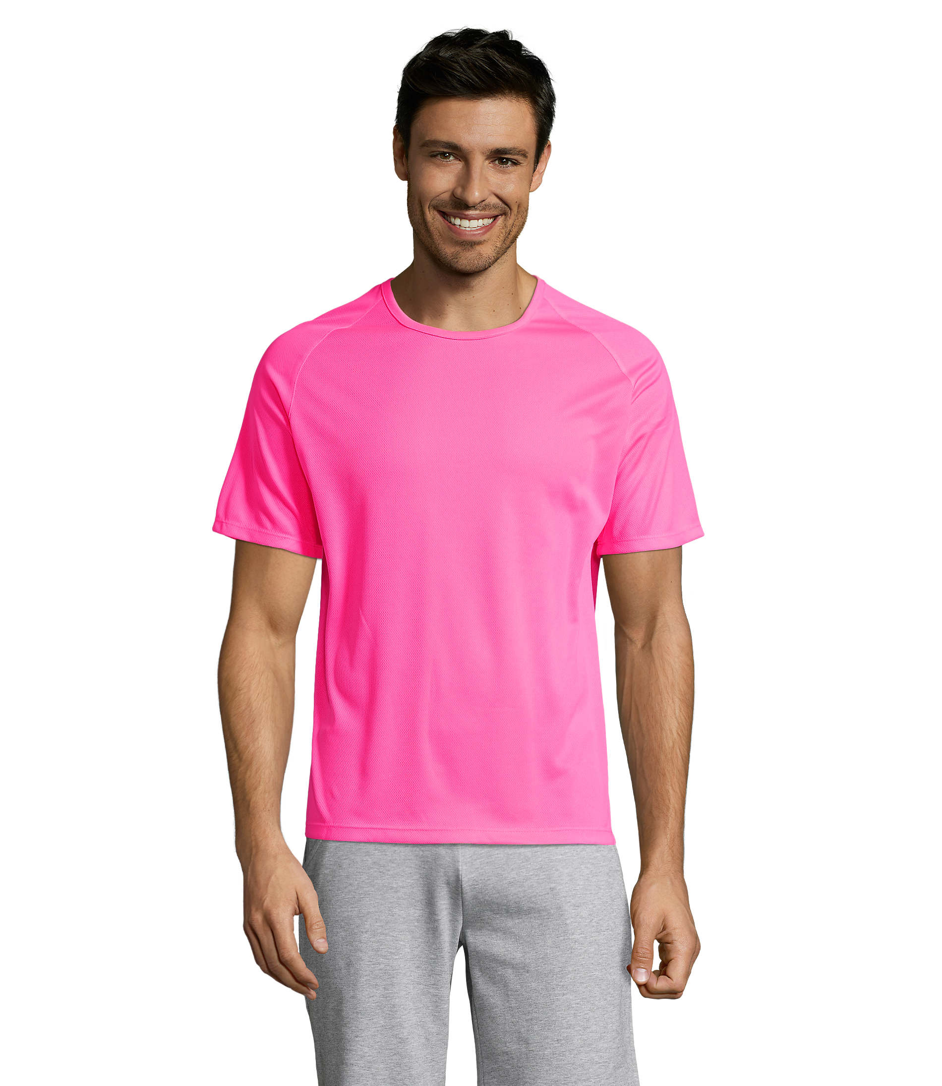 Αθλητικό T-Shirt Sporty 11939 SOL'S Neon Ροζ 2