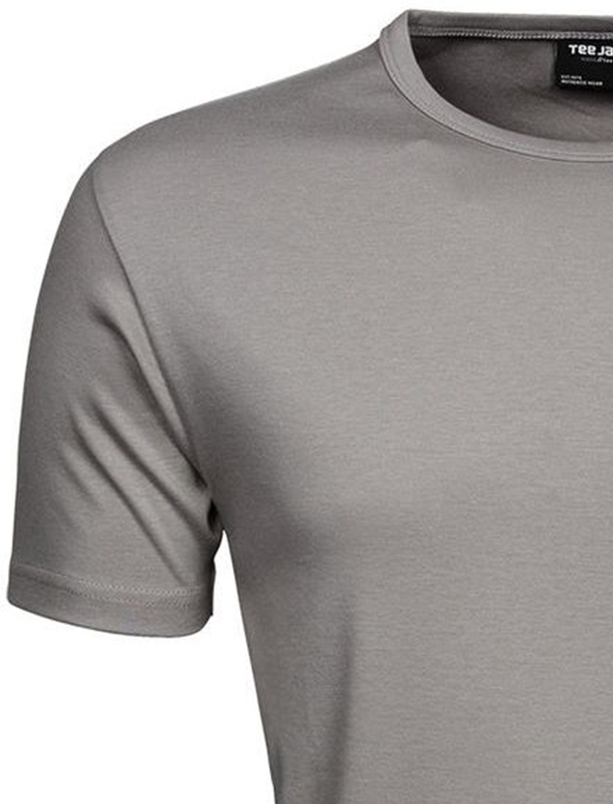 Ανδρικό T-Shirt Interlock 520 Tee Jays Stone ανδρικά Basic T-Shirts Simple Wear Μπλουζάκια κοντομάνικα