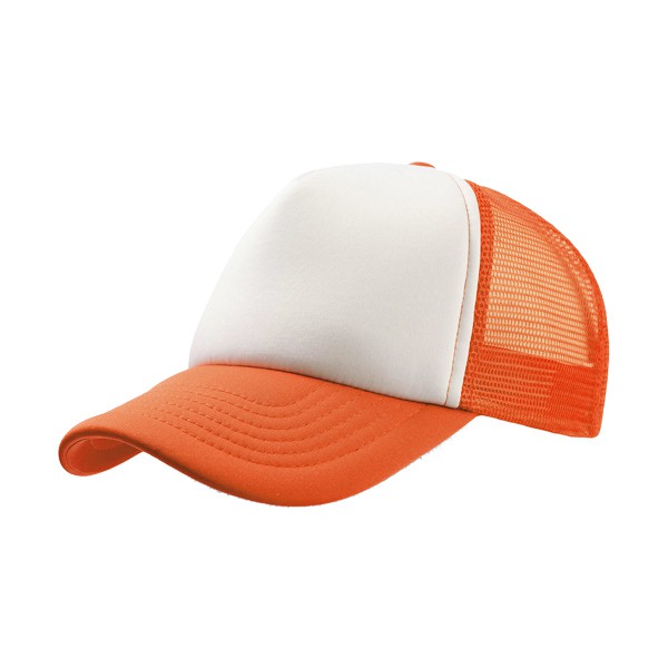 Καπέλο Trucker RAPP Atlantis Rapper με Δίχτυ White/Orange Fluo