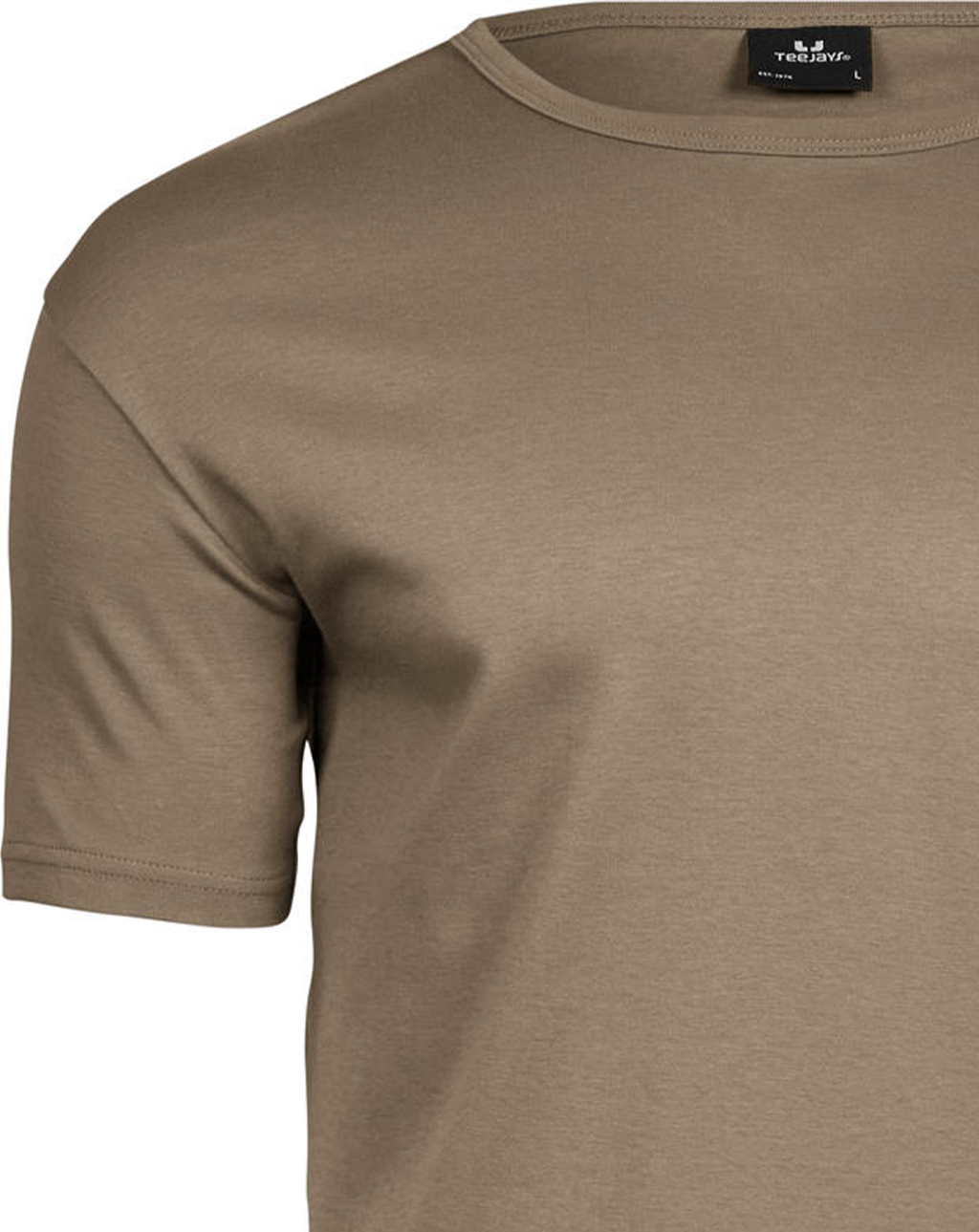 Ανδρικό T-Shirt Interlock 520 Tee Jays Kit ανδρικά Basic T-Shirts Simple Wear Μπλουζάκια κοντομάνικα