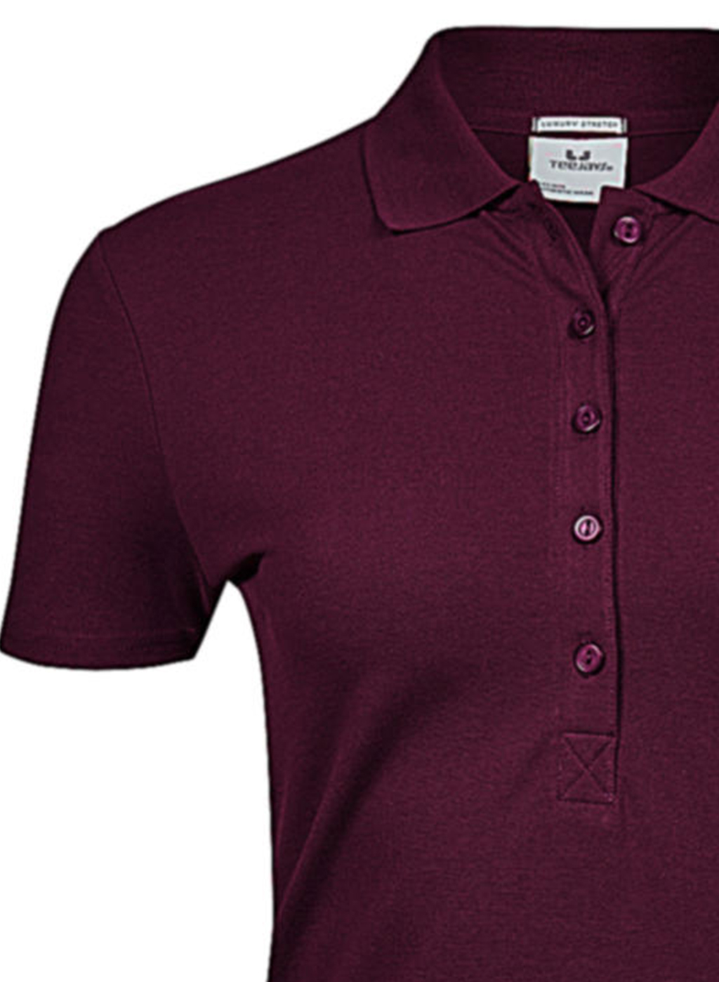 Γυναικεία Μπλούζα Polo 145 Tee Jays Luxury LS Stretch Wine
